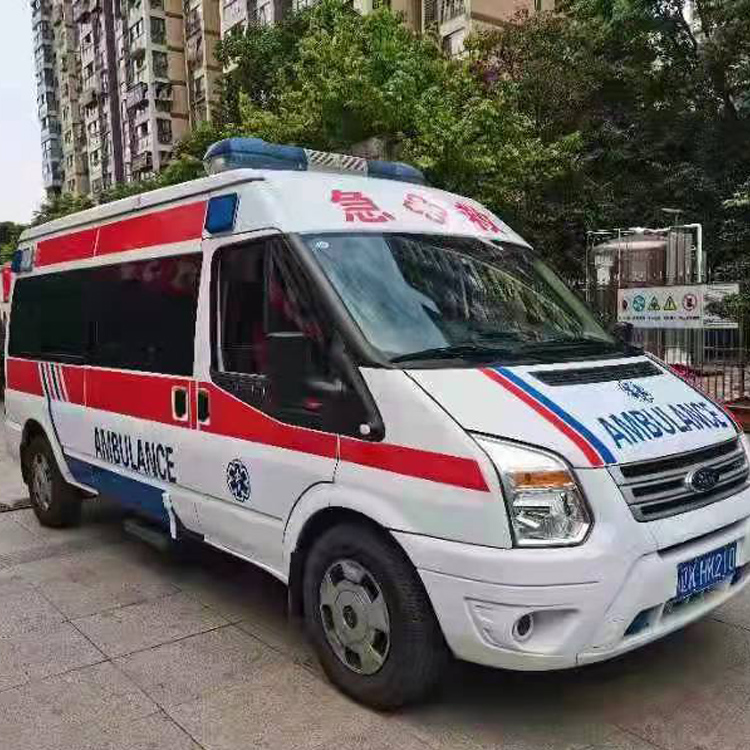 化州长途救护车护送病人返乡